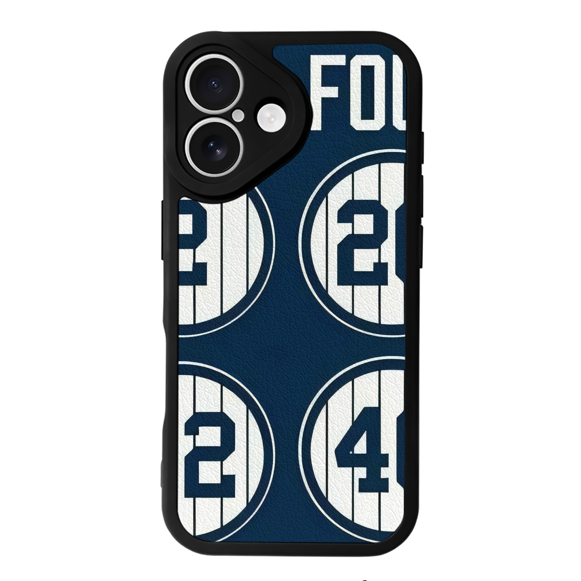New York Yankees 223 IPhone 16 Silicone Leather Case – UV Print, Lambskin Texture – Perfect Fit, Wireless Charging Compatible, Scratch Resistant, Precise Cutouts – Stylish Protection For IPhone 16